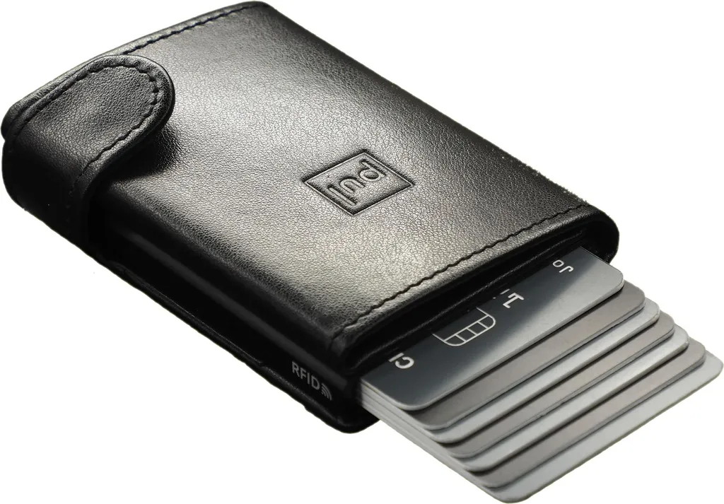 Portefeuille RFID London 173913101 Noir - Cuir véritable élégant