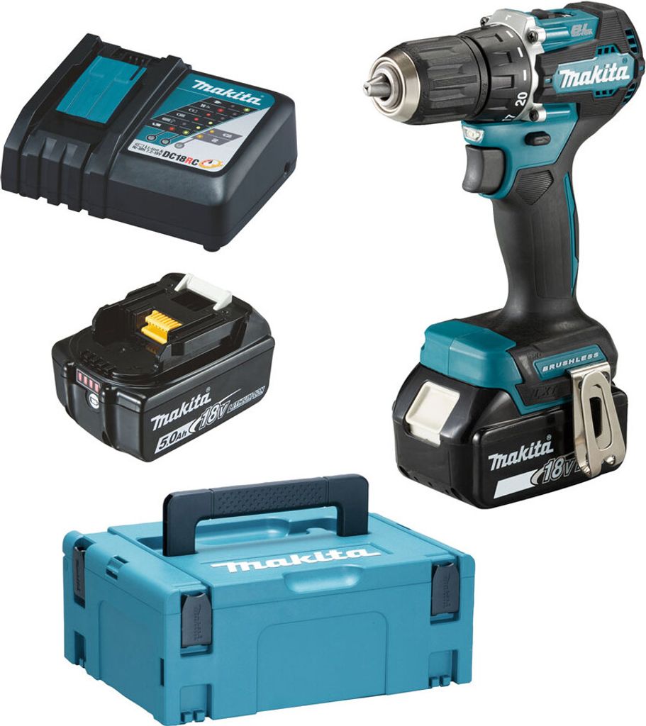 Makita DDF487RTJ Akku-Bohrschrauber Produktbild 