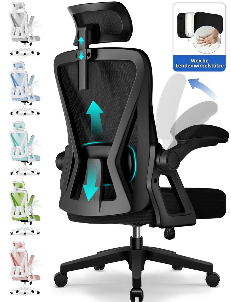 Chaise de bureau Aiibot, chaise de bureau ergonomique, Image du produit 