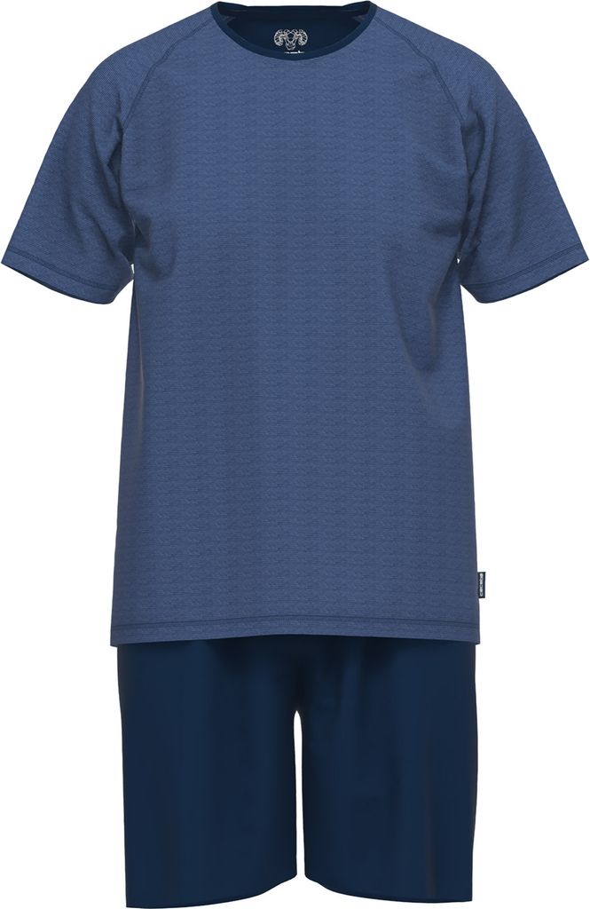 CECEBA Herren Schlafanzug - Pyjama, Baumwolle, Rundhals, Produktbild 