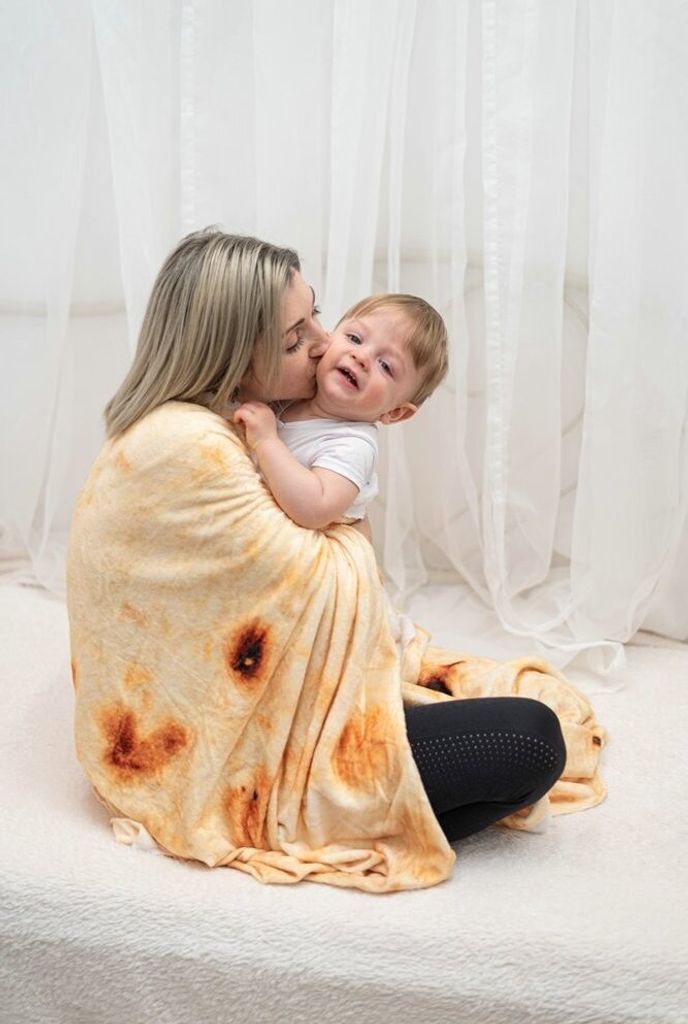 Tortilla deka 120 cm - Dárek k narozeninám, křtinám Obrázek produktu 11