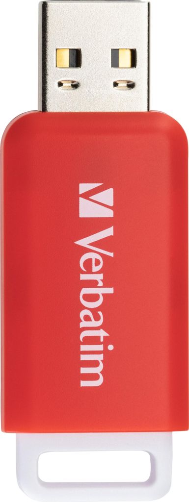 Verbatim DataBar, 16 GB, USB Typ-A, 2.0, Dia, 9,1 g, Rot Obrázek produktu 