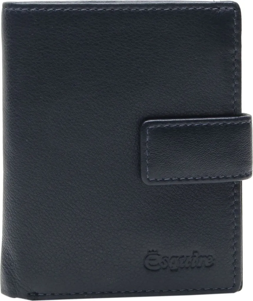 Esquire Pelle portafoglio Viktoria 62 Wallet Navy blu scuro