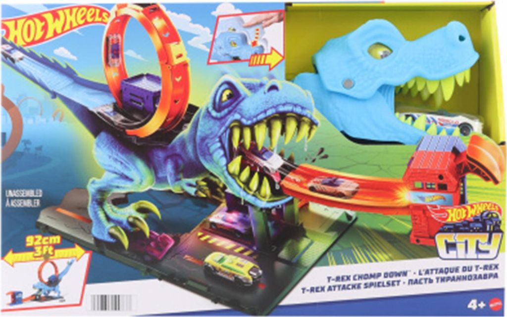 Mattel Hw City Smyčka Se Žravým T-Rexem Obrázok produktu 11