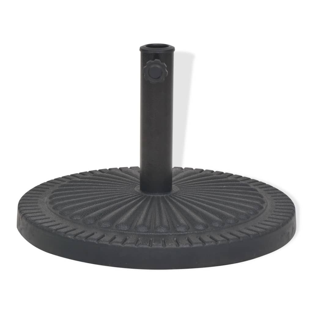 Stabli Möbel Sonnenschirmständer Harz Rund Schwarz 29 kg - Sonnenschirmständer CC3065548