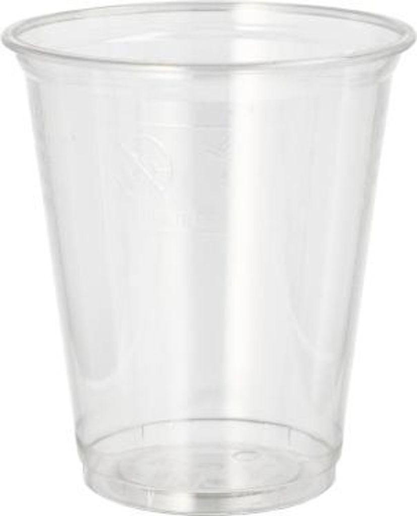 50 Trinkbecher R-PET 0,3 l Ø 9,5 cm · 10,7 cm glasklar Produktbild 