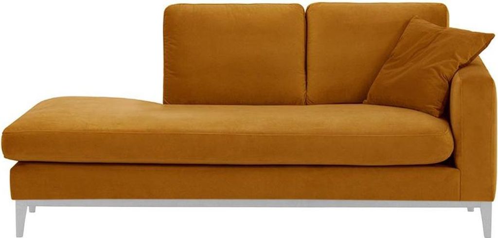 Rechtsseitiges Chaiselongue Covex Wood-Velluto 8-white