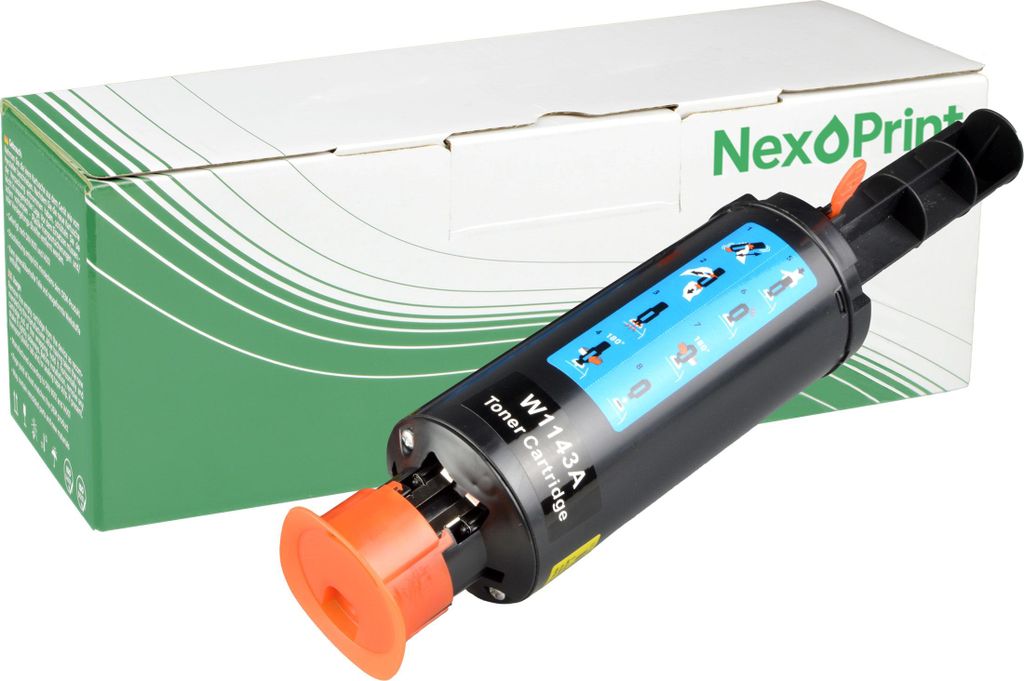 NexoPrint W1143A 143A schwarz Toner kompatibel zu HP Neverstop Laser MFP 1201 n Neverstop Laser MFP 1202 nw Neverstop Laser MFP 1202 w schwarz 2750...