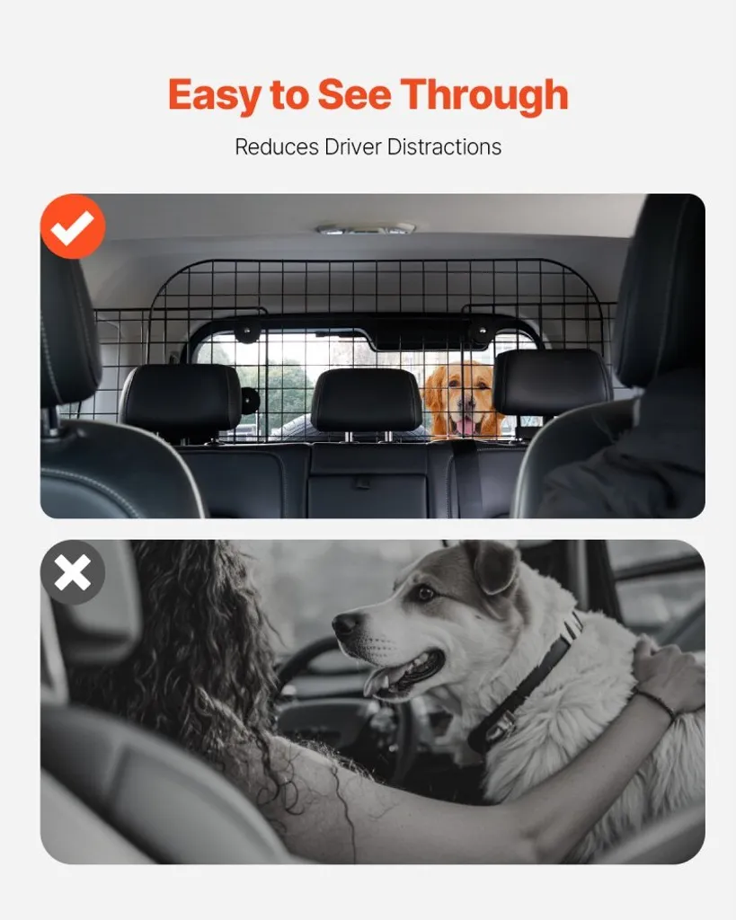 Parete Divisoria Auto per Cani 968x405 mm | Standard Sicurezza UE - 7