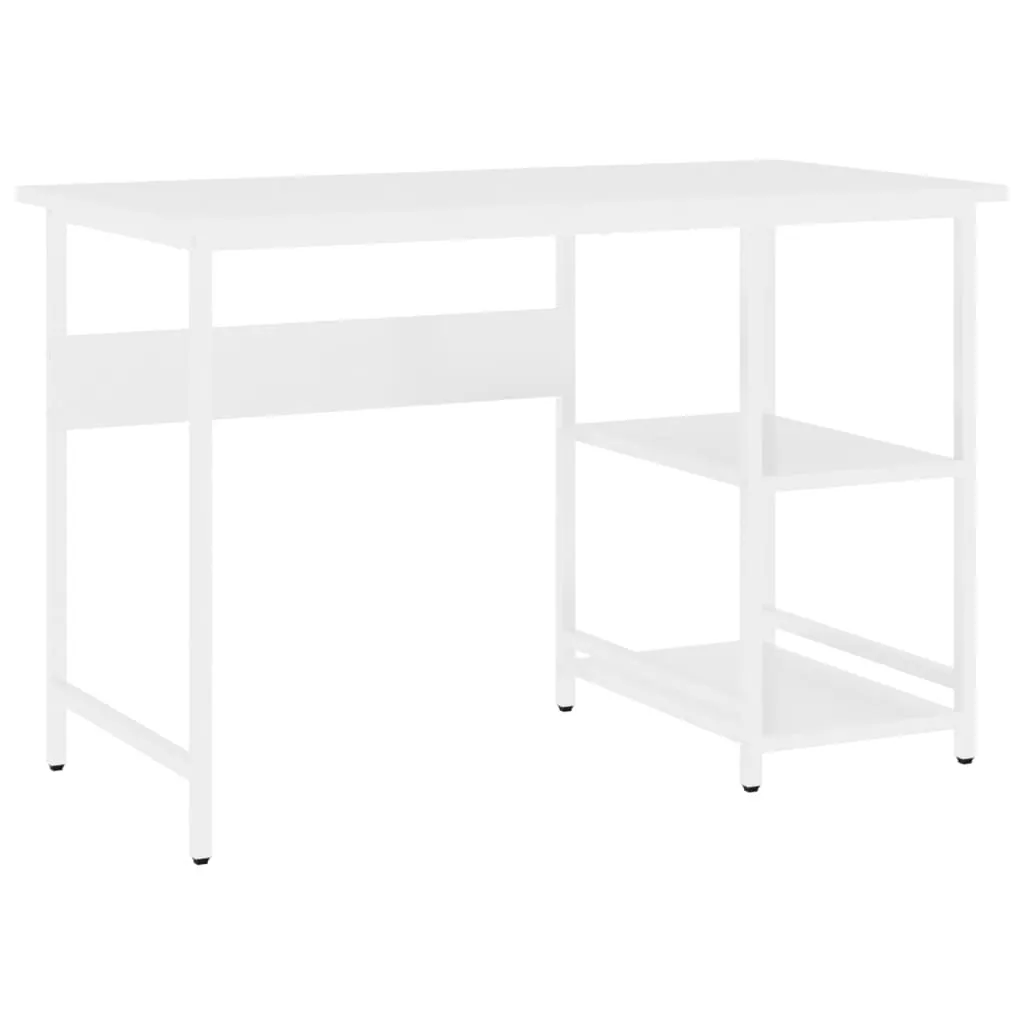 Scrivania Bambini e Ragazzi Bianca 105x55x72 cm | Sicura e Resistente - 1