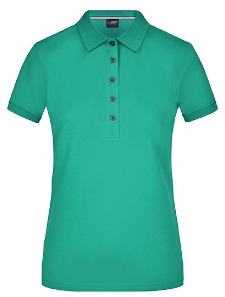Ladies' Pima Polo Poloshirt in irish-green, Gr. S