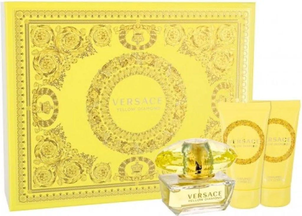 Set Versace Yellow Diamond: Profumo 50ml + Body Care Luxury per Lei