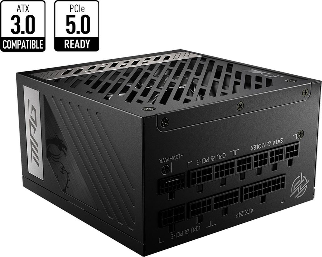 MSI Netzteil MPG A850G PCIE5         850Watt Image du produit 