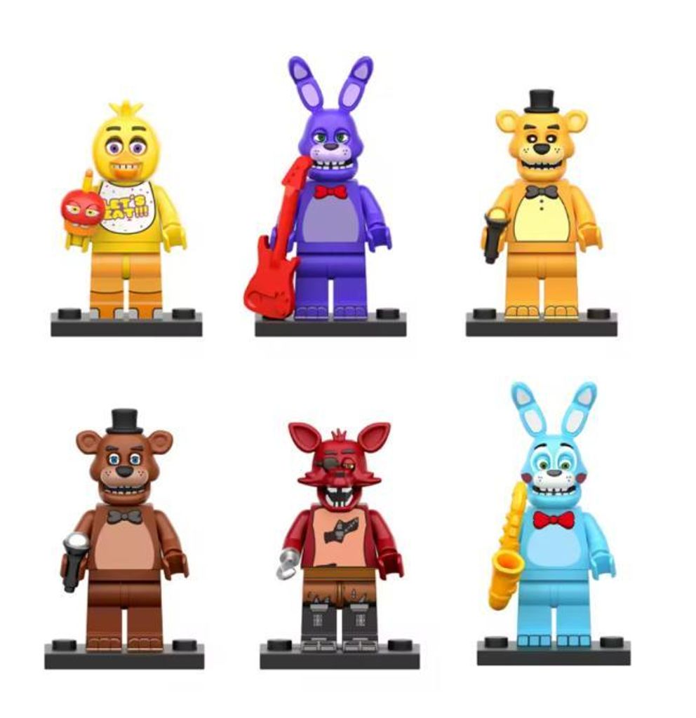 Sada 6 figurek FNAF Five Nights at Freddy's. Obrázek produktu 