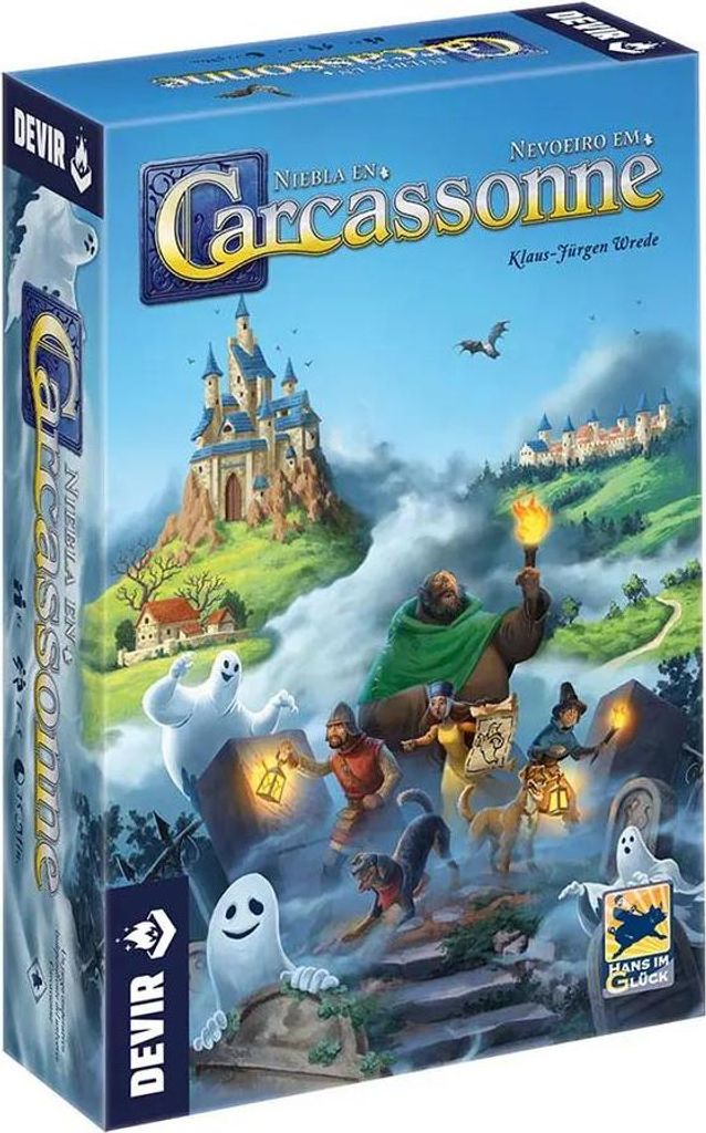 Devir Carcassonne-nebel Im Brettspiel Mehrfarbig Mehrfarbig One Size