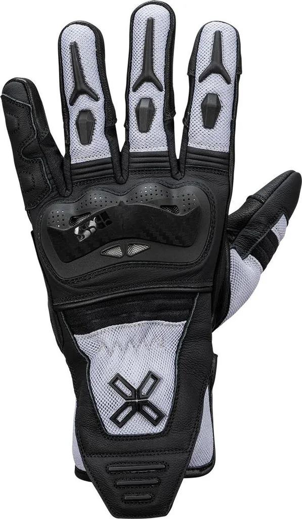 Gants Moto iXS Rapid-Air 1.0 Femme pour Route et Ville Été Noir Gris DL