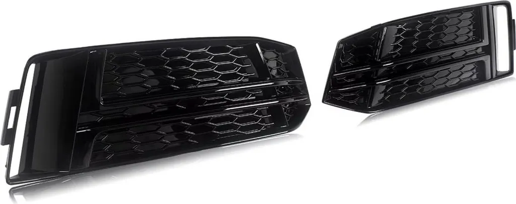 Accessoire de Tuning Discret : Grille Noir Brillant Audi A4 S4 B9 S-Line