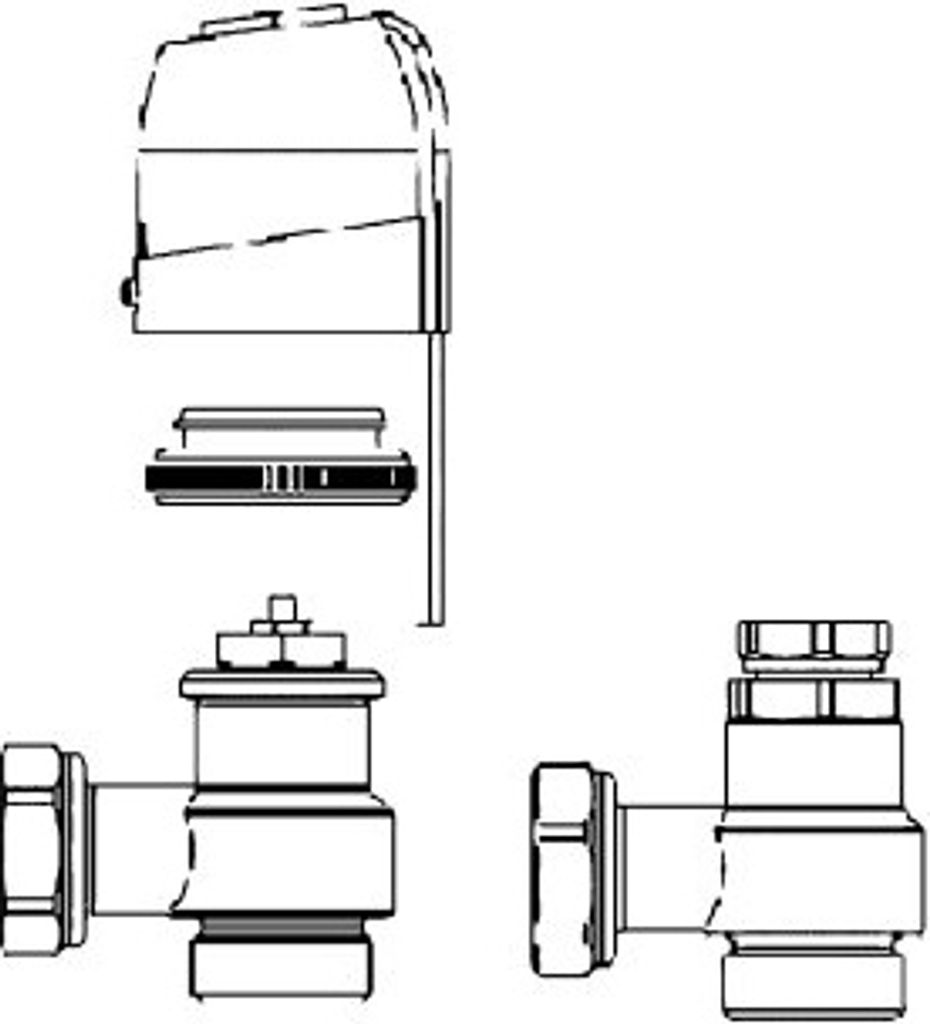 Daikin EK2VK0 2-Wege-Ventil mit Antrieb für