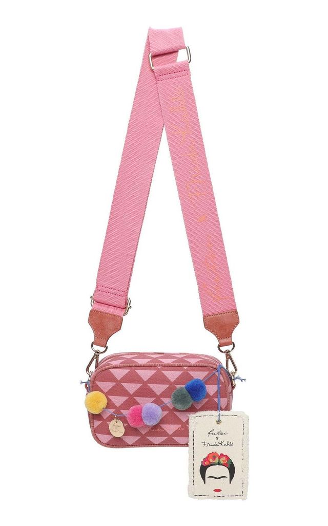 Fritzi aus Preußen Umhängetasche Easy Go Canvas Crossbody Bag Geo beere