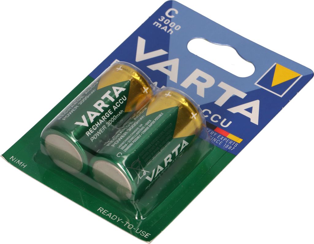 VARTA NiMh Akku 2 x Baby 3,0 Ah Blister Obrázok produktu 29