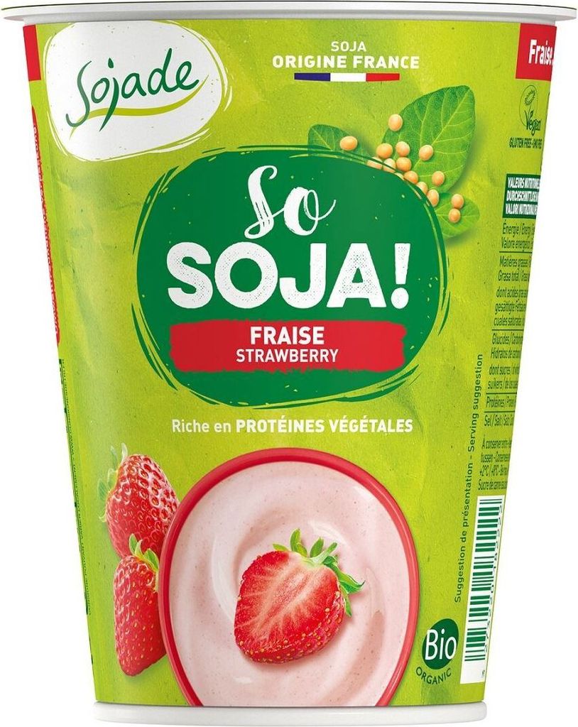 SOJA-ERDBEER-DESSERT, GLUTENFREI, , 400 g - SOJADE