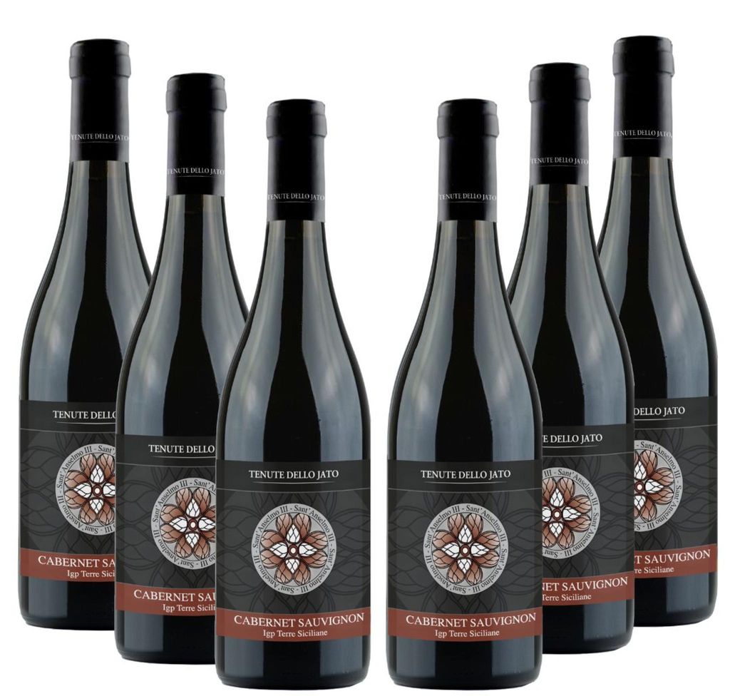 Tenute dello Jato - Sant Anselmo Cabernet Sauvignon IGT - Rotwein trocken 6x750ml 13,5 Prozent Vol