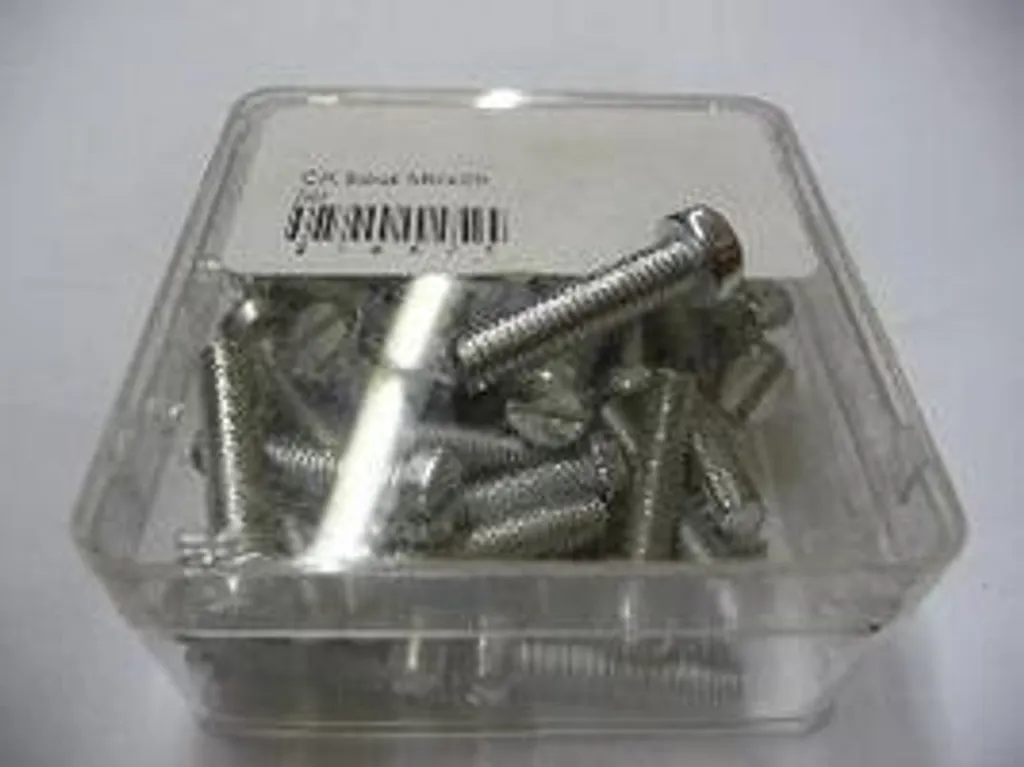 Cylindre de combat M6x25 zingué pour structures métalliques et bois P50
