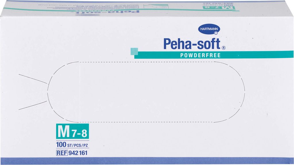 Peha-soft® powderfree Latexhandschuh Größe M 100 Stück Produktbild 12