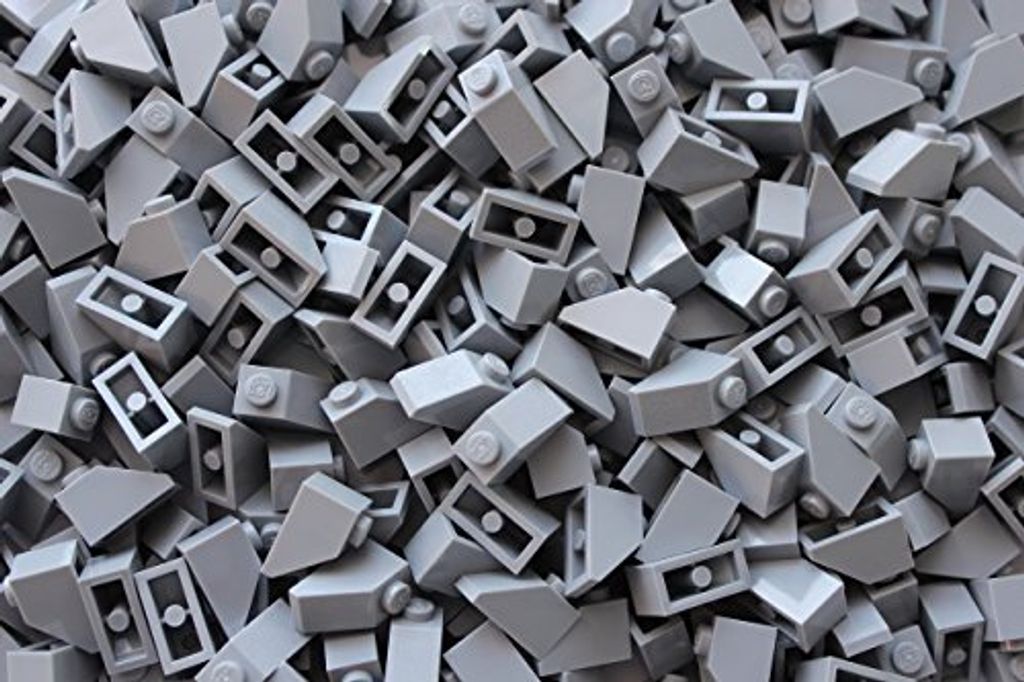 A pile of LEGO bricks.