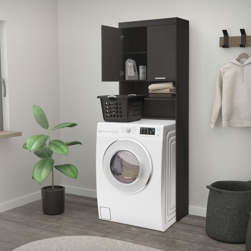 ML-Design szafka na pralkę z 2 drzwiczkami i 2 otwartymi Zdjęcie produktu 
