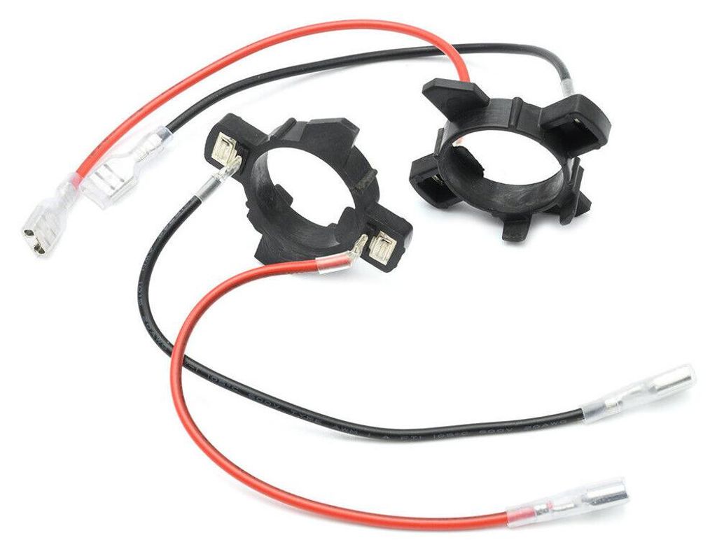 Set mit 2 Übergangsadaptern für H7-LED-Lampen, passend für VW Touran (Volkswagen Touran) und VW Caddy (Volkswagen Caddy)