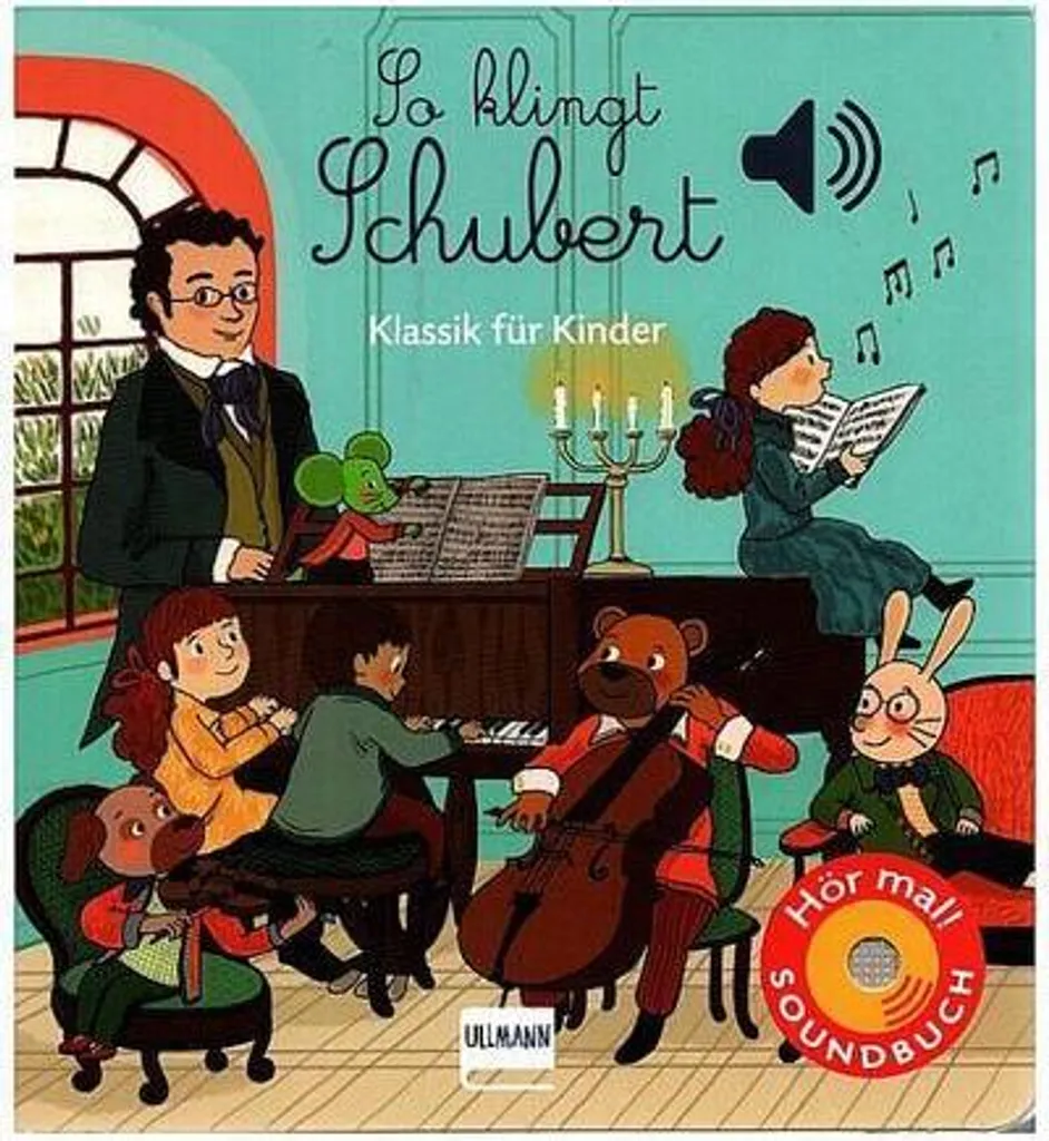 So klingt Schubert album musical illustré avec puces sonores intégrées
