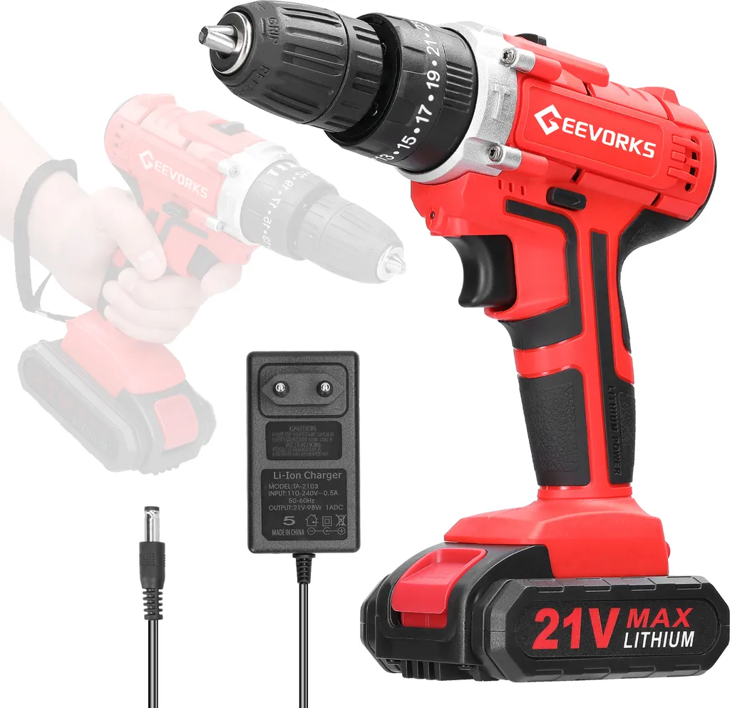 Tournevis électrique multifonction 21V avec 3 modes de travail complets - 2