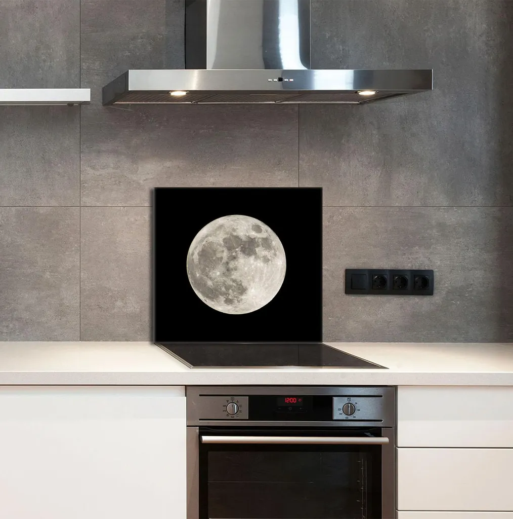 Glasplatte 65x60 Luna: L'Eleganza del Vetro per una Cucina da Sogno - 3