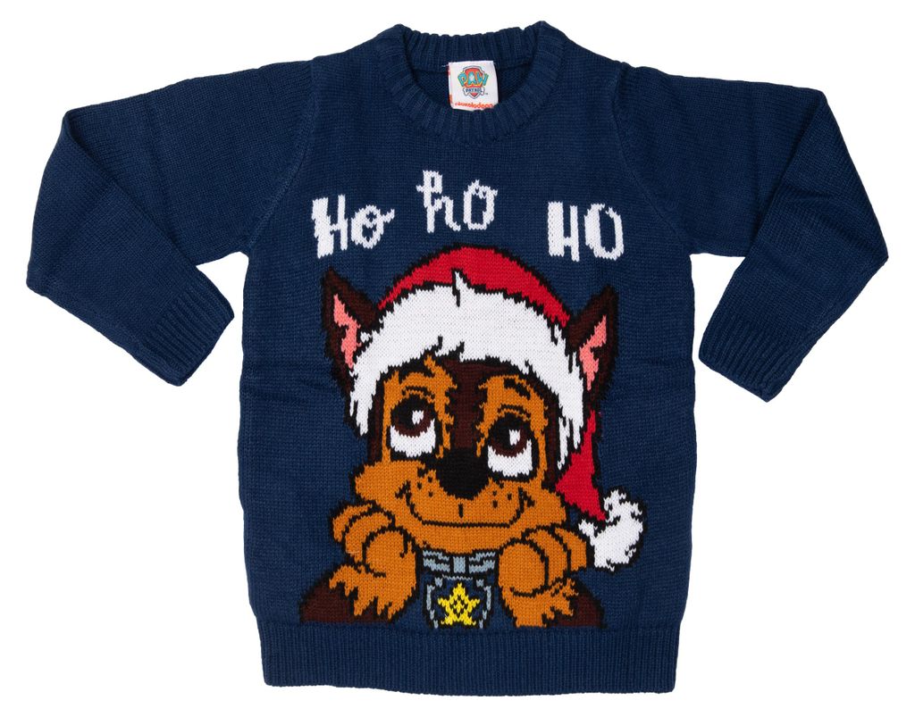 Paw Patrol Winterpullover für Kinder - Chase Ho ho ho Produktbild 
