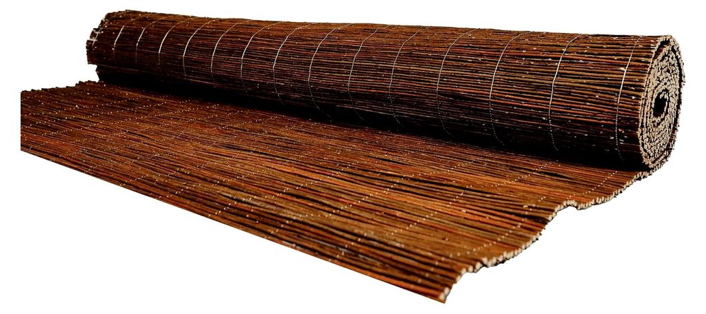 Weidenmatte - Sichtschutz für Balkon und Gartenzaun, wetterfest, natürlicher Zaun, Terrassensichtschutz - 90x500 cm