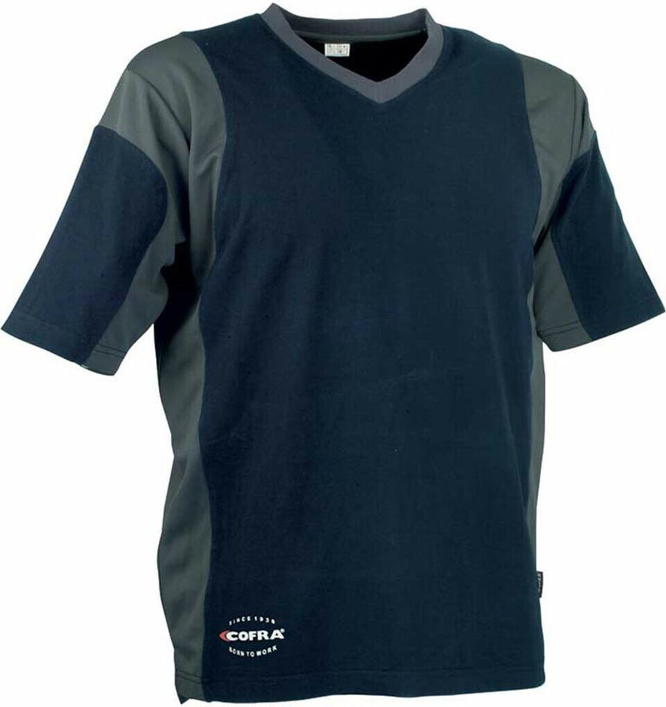 Herren Kurzarm-T-Shirt Cofra Java Dunkelblau - XL Produktbild 