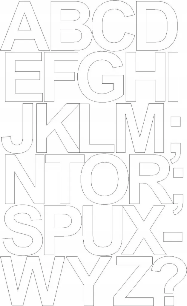 Lettres autocollantes 12 cm blanc brillant haute visibilité extérieur