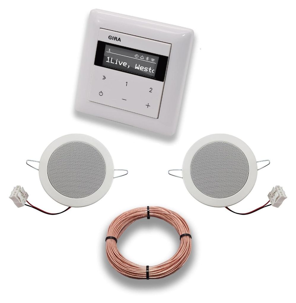 Gira Unterputz IP Internetradio 232003 + Bluetooth Produktbild 