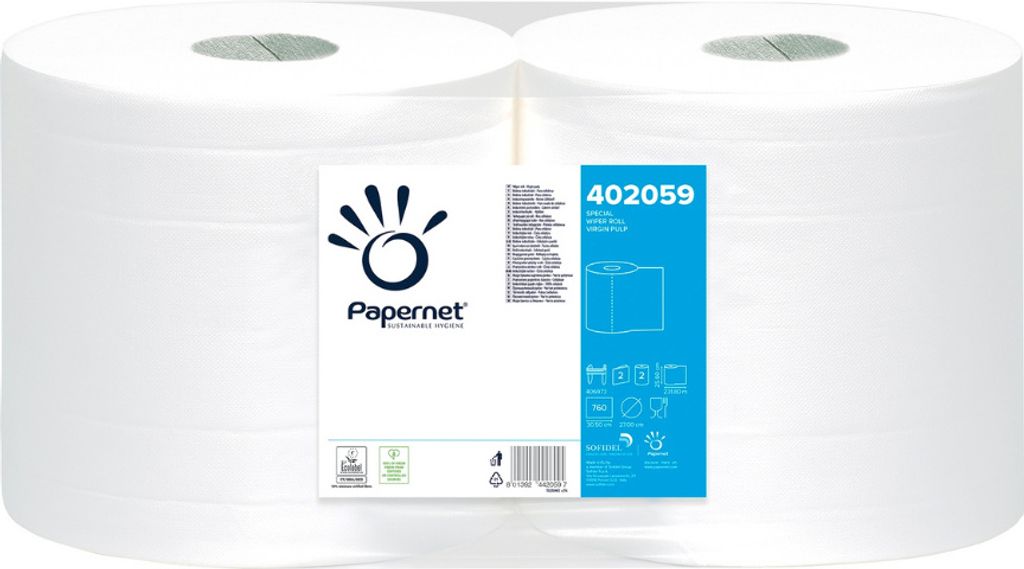 Papernet 402059 Papiertuch 760 Blätter Zellulose Weiß 231,8 m