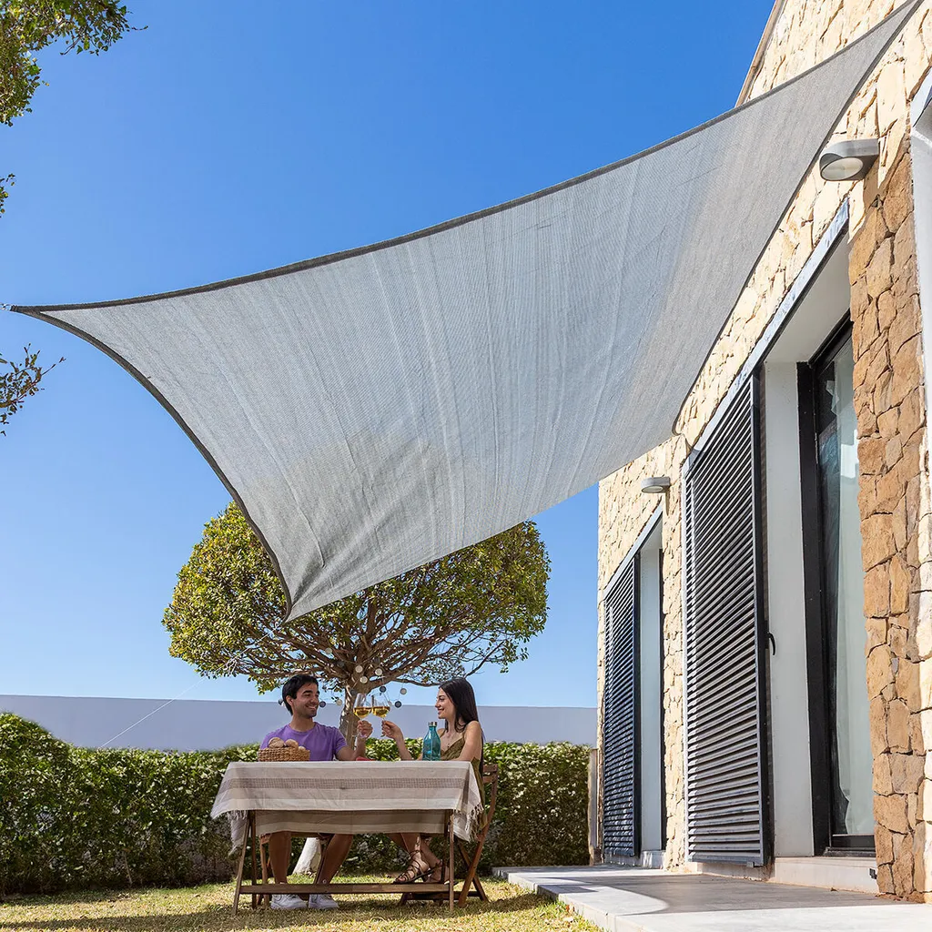 Vela Parasole Rettangolare 3x4 m Reshad InnovaGoods Beige - Offerta!