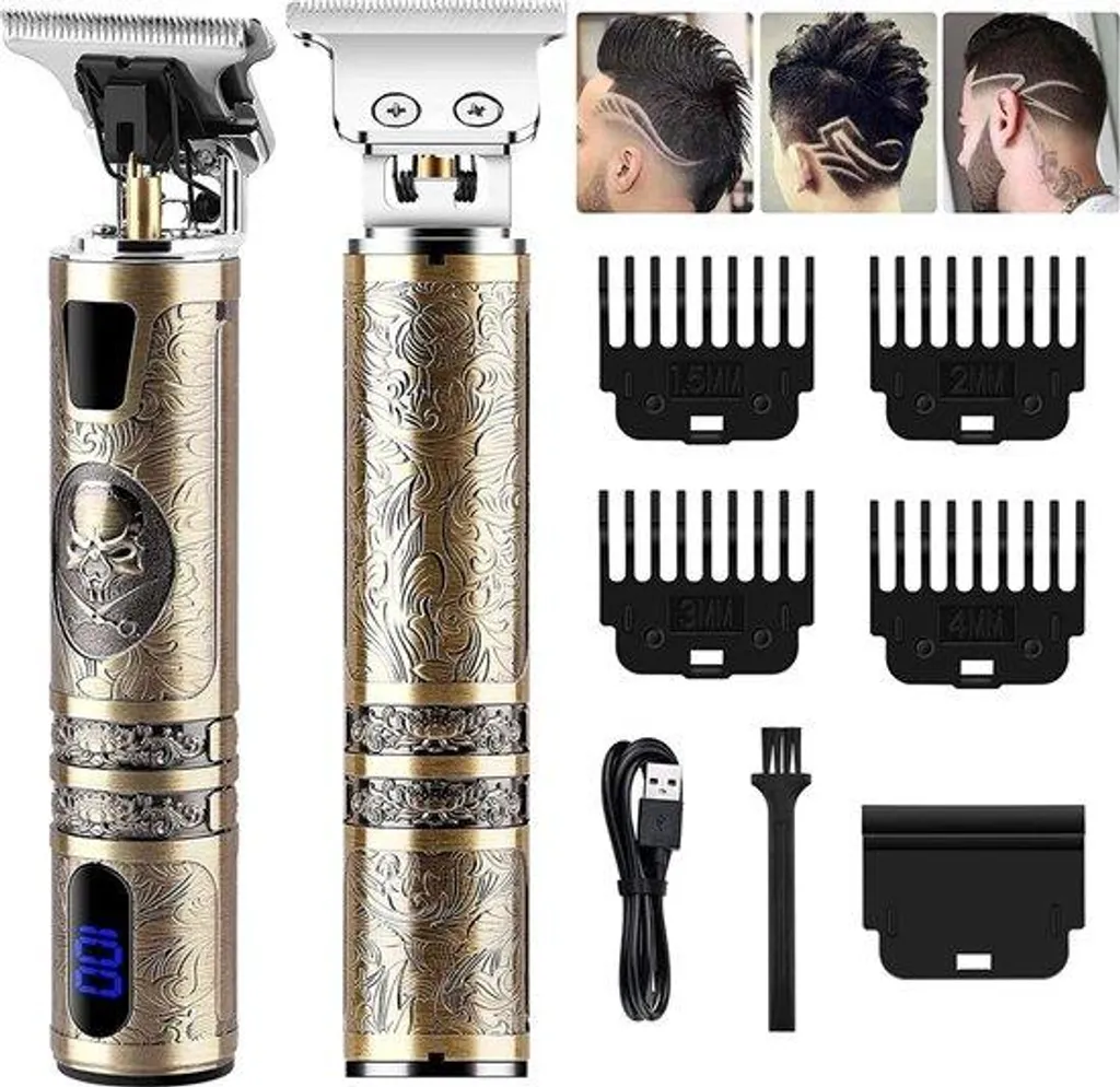 Tondeuse barbe anti-irritation pour rasage corps doux peau sensible