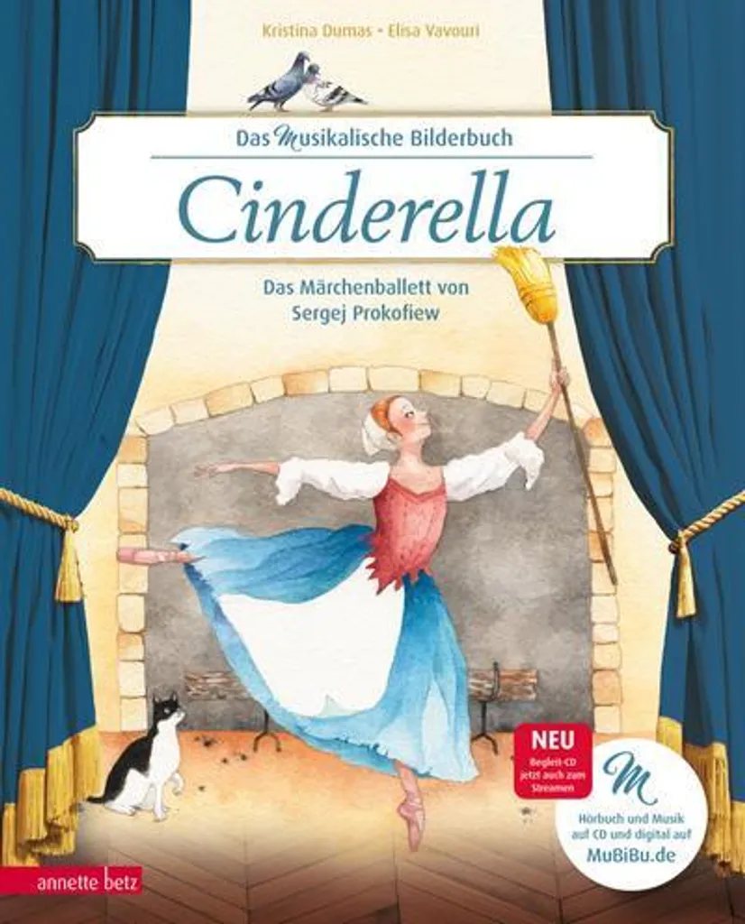 Cendrillon Livre Musical pour l'Éveil et l'Histoires du Soir avec CD