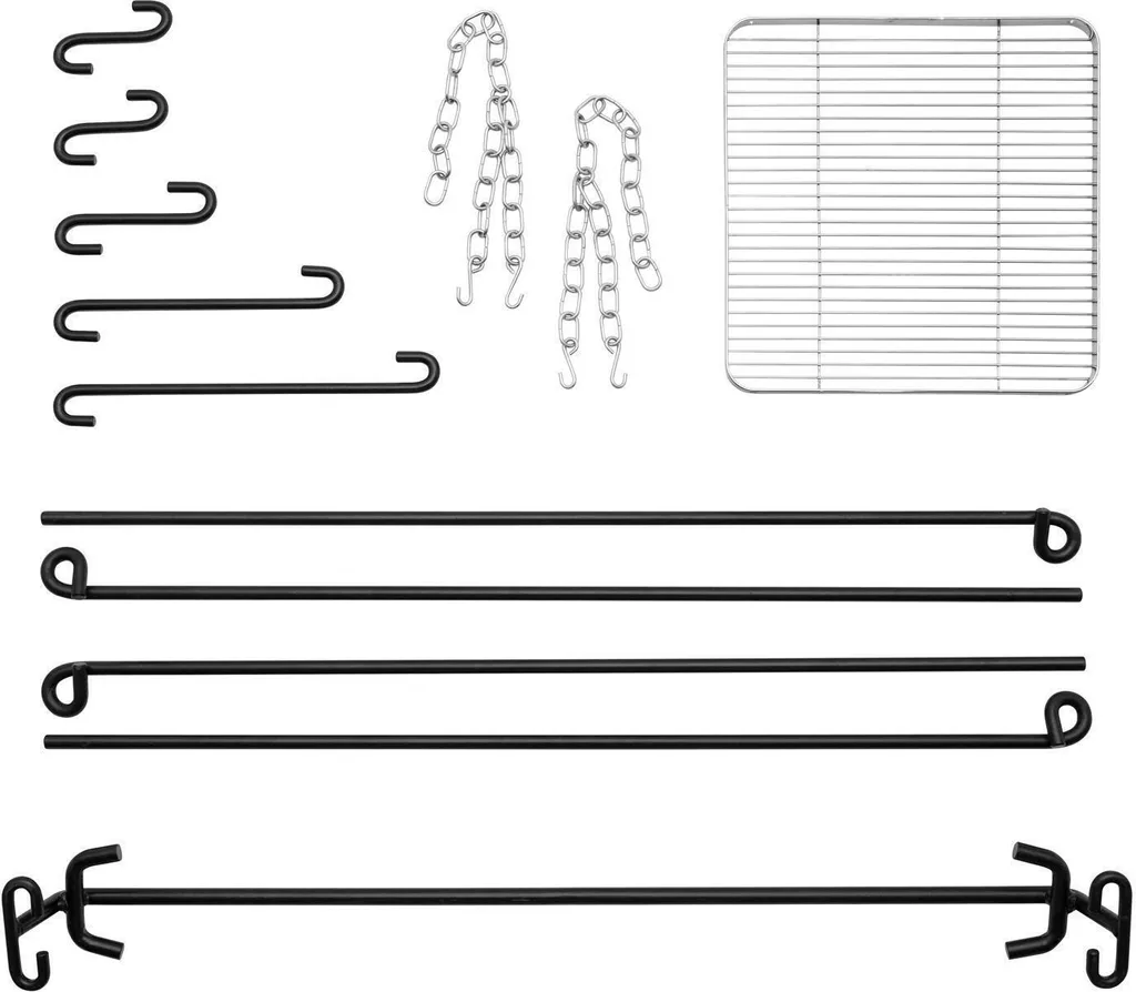 Petromax Feuerbrücke Support de Cuisson Robuste avec Grille et Crochets - 15