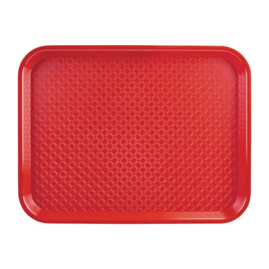Olympia Kristallon Rosso 345mm - Vassoio Polipropilene per Snack