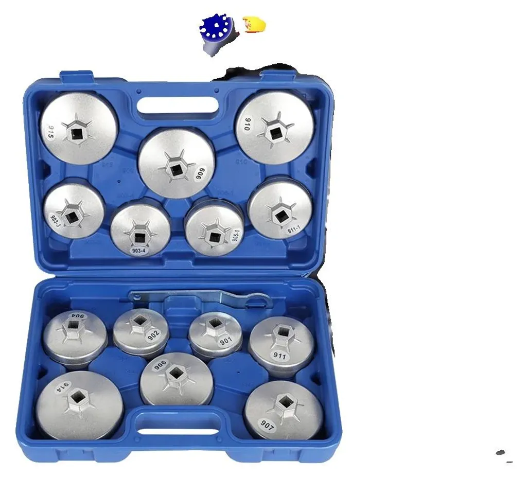 Coffret de douilles ergonomiques 15 pièces aluminium pour bricolage