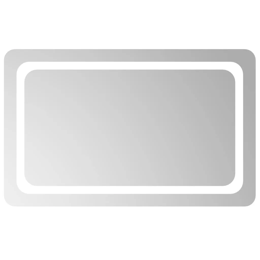 Specchio Retroilluminato LED 80x50 cm | Estetica Minimal per Bagno