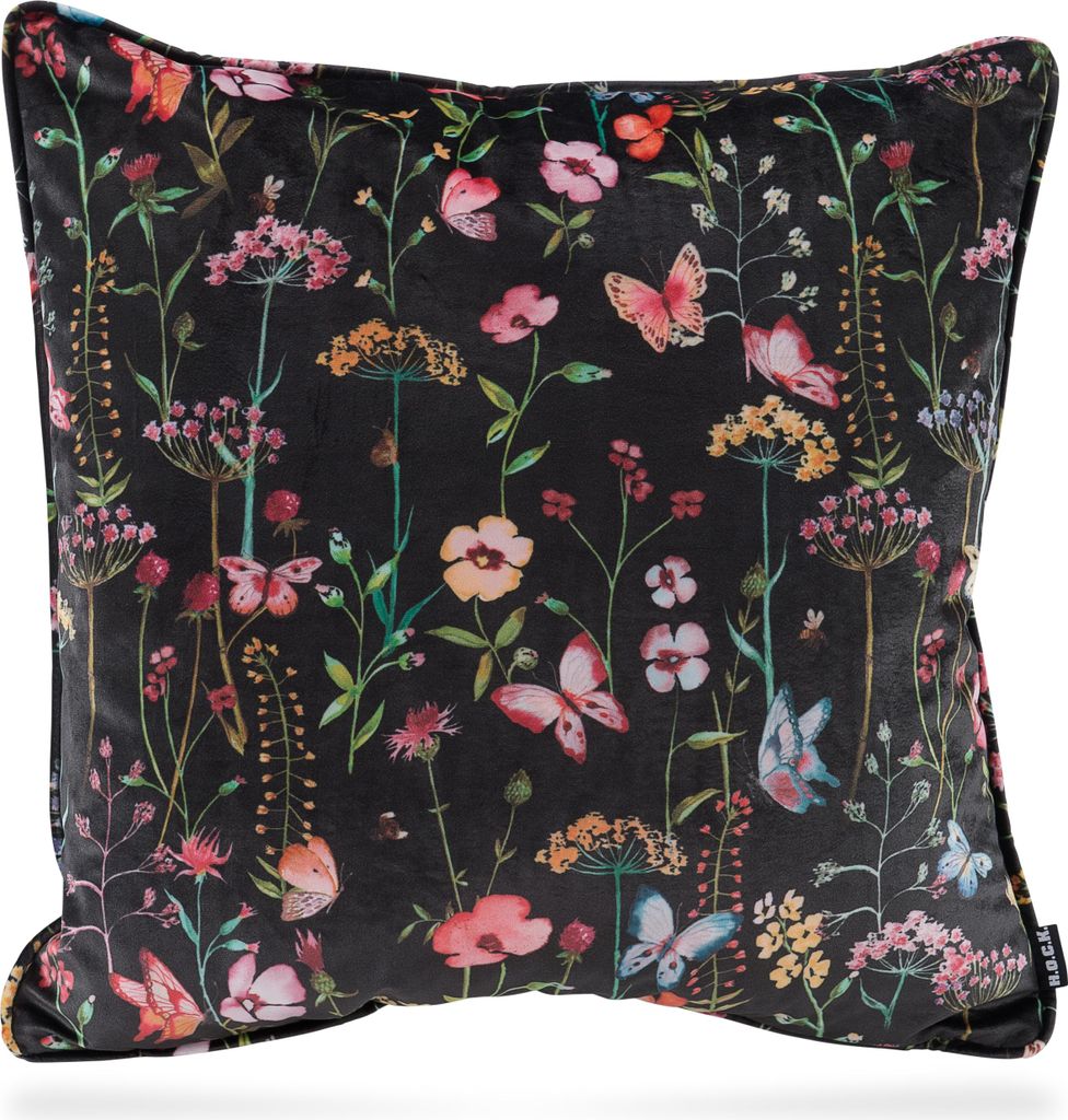H.O.C.K. Black Velvet Kissen 50x50cm Produktbild 