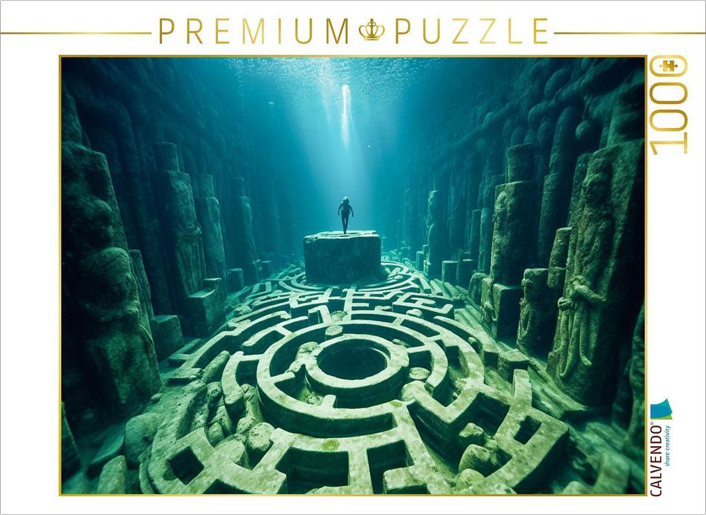 CALVENDO Puzzle Verlorenes Labyrinth | 1000 Teile Lege-Größe 64x48cm Foto-Puzzle für glückliche Stunden