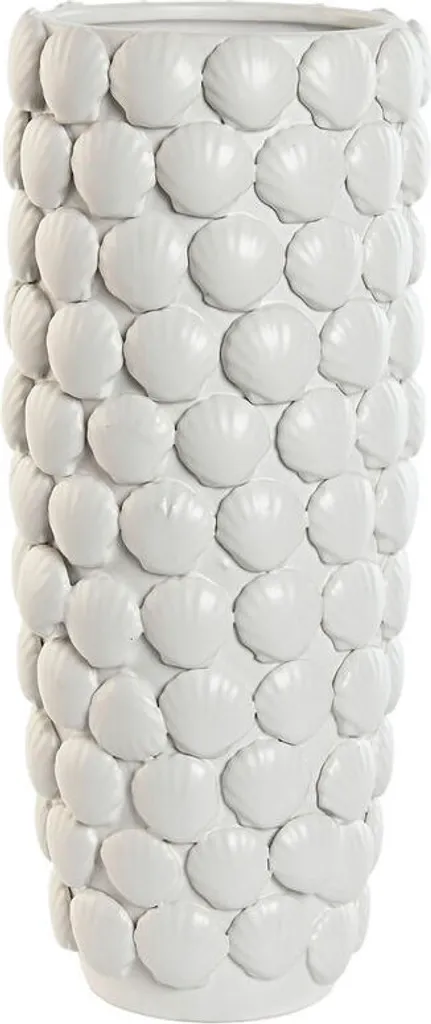 Vase Décoratif ESPRIT Blanc pour Bouquet de Fleurs et Salon Chic